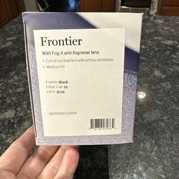 NEW! Smith Frontier Goggles Black S2/RC36 Goggles Medium Fit Anti-Fog Rose Red - Picture 3 of 3